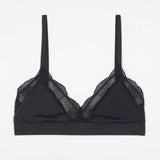 Anemone Soft Triangle Bra - Black