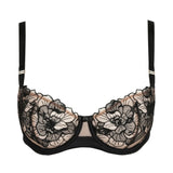 Sancha Balcony Bra - Black