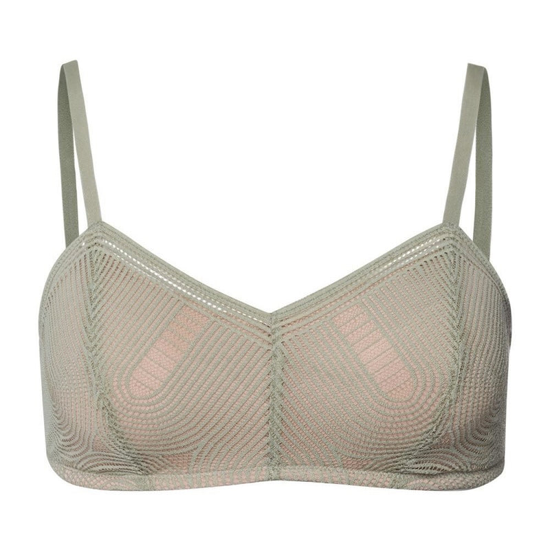 Martha Spacer Bralette - Crystal Green