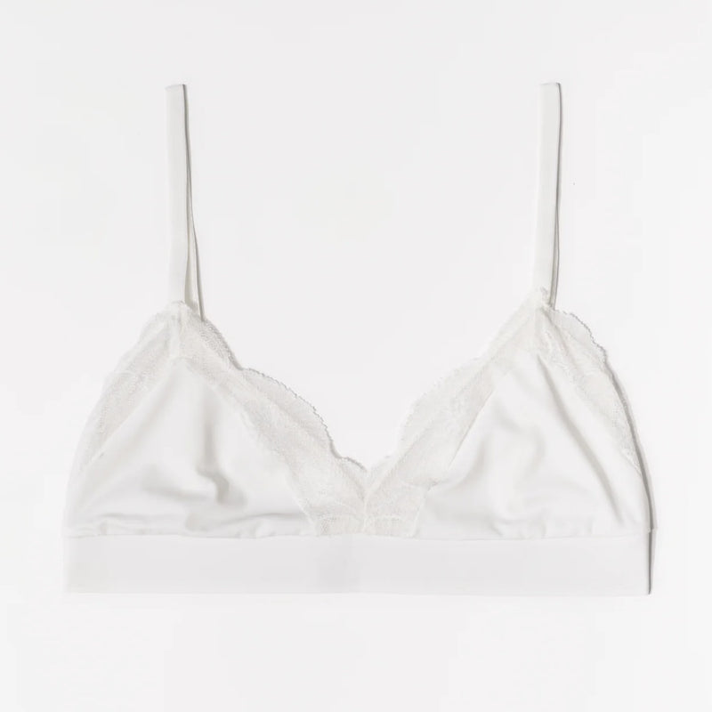 Anemone Soft Triangle Bra - Ivory