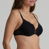 Cathia Heartshape Padded Bra - Black