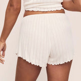 Pointelle Short - Ivory