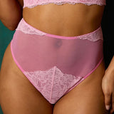 Pearl Lace High Waist Brief