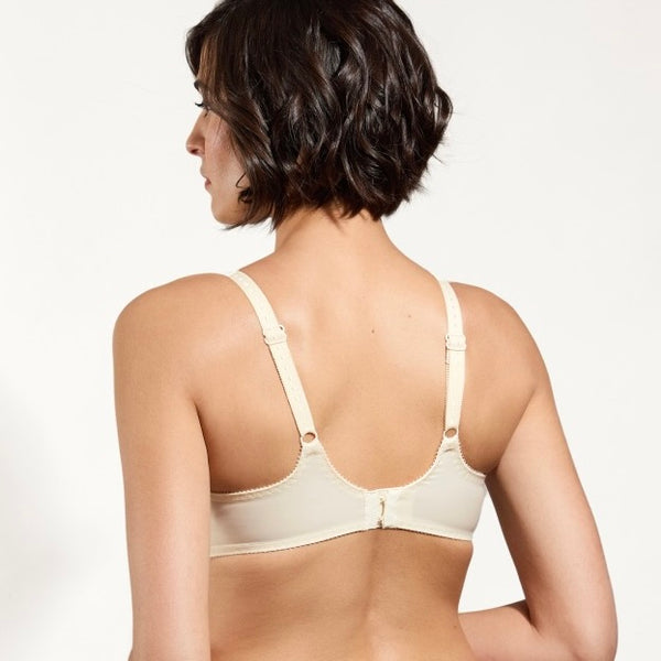 Tess Low-necked Bra - Creme