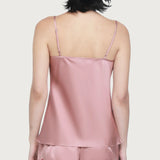 Silk and Lace Camisole - Mauve