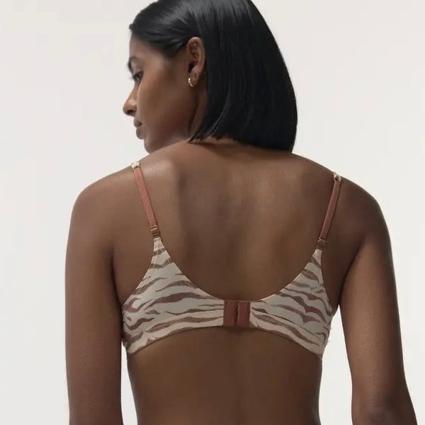 Hazel Padded Bralette - Brown