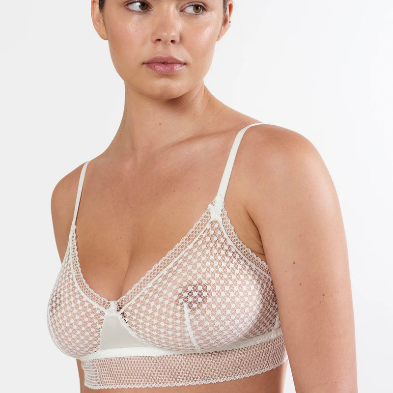 Bella Soft Cup Triangle Bra - Ivory