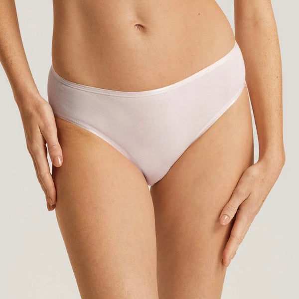 Cotton Seamless Midi Brief - Honeydew