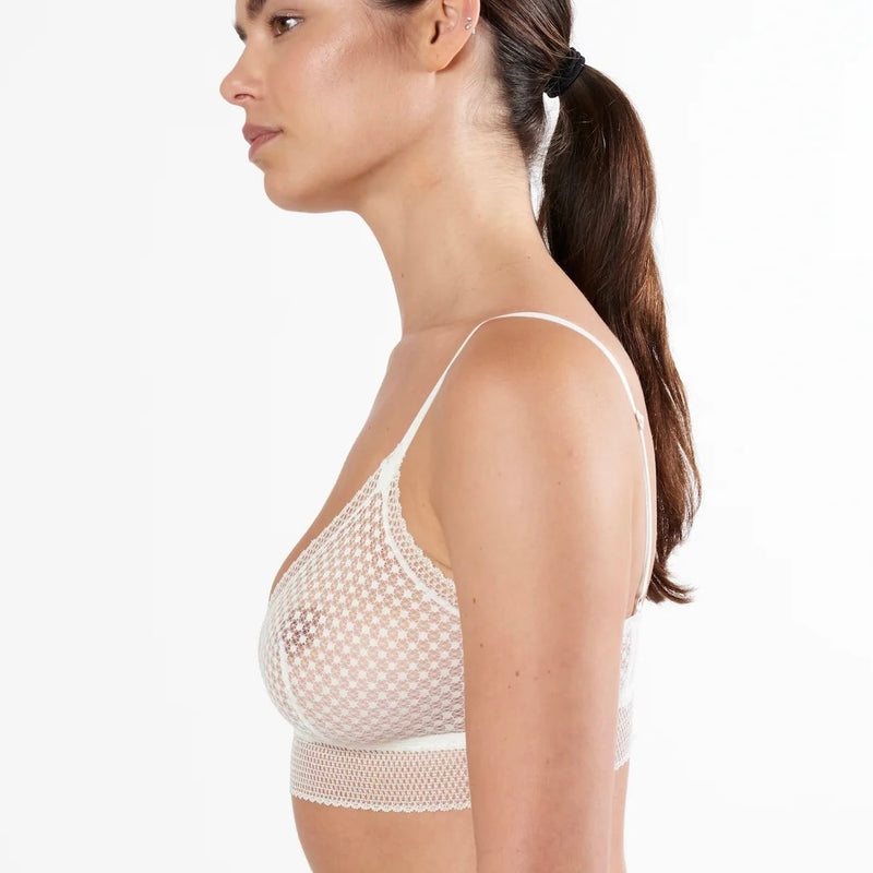 Bella Soft Cup Triangle Bra - Ivory