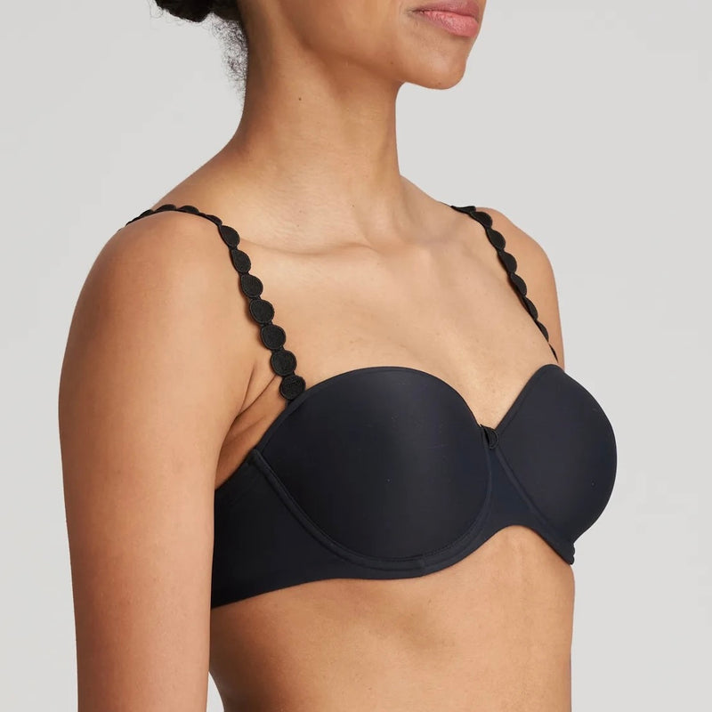 Tom Strapless Bra - Charcoal