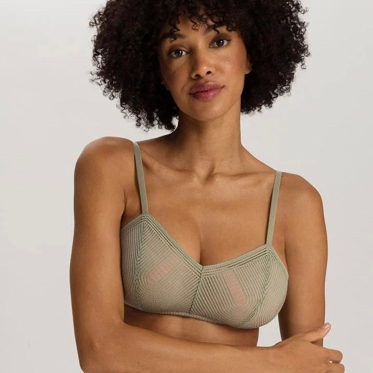 Martha Spacer Bralette - Crystal Green