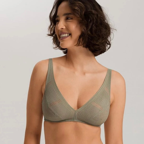 Martha Soft Cup Bra - Crystal Green