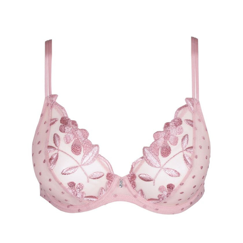 Agnes UW Plunge Bra - Vintage Pink