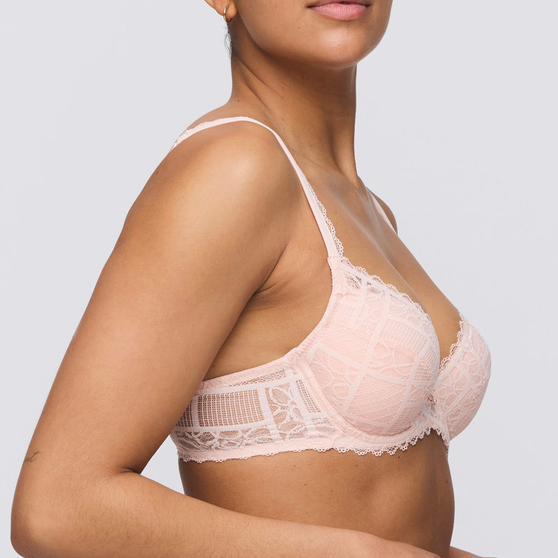 Jadei  Push Up Bra - Glossy Pink